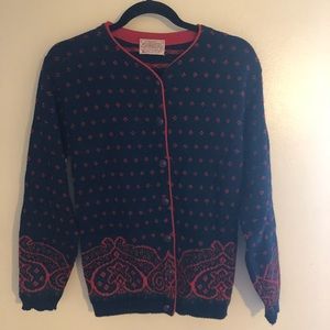beautiful vintage pendleton cardigan